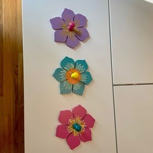 Pastel Flower Wall Hooks